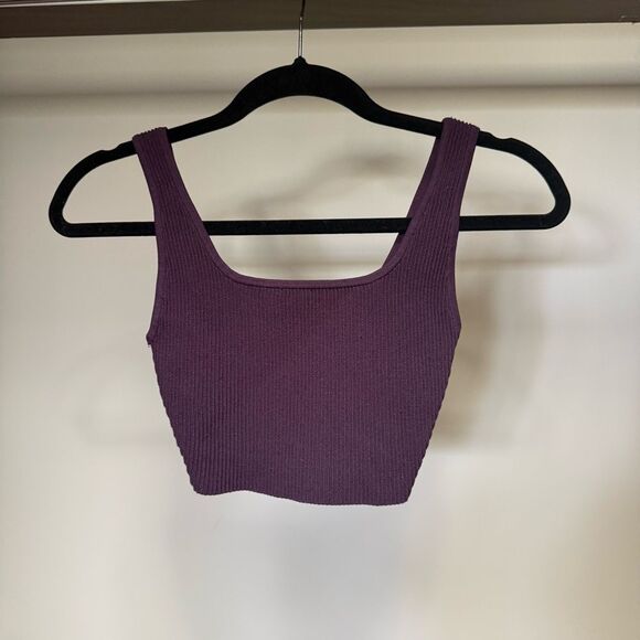 Aritzia sculpt knit square neck top - size xxs - Picture 1 of 4